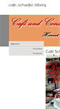 Mobile Screenshot of cafe-schaefer-triberg.de